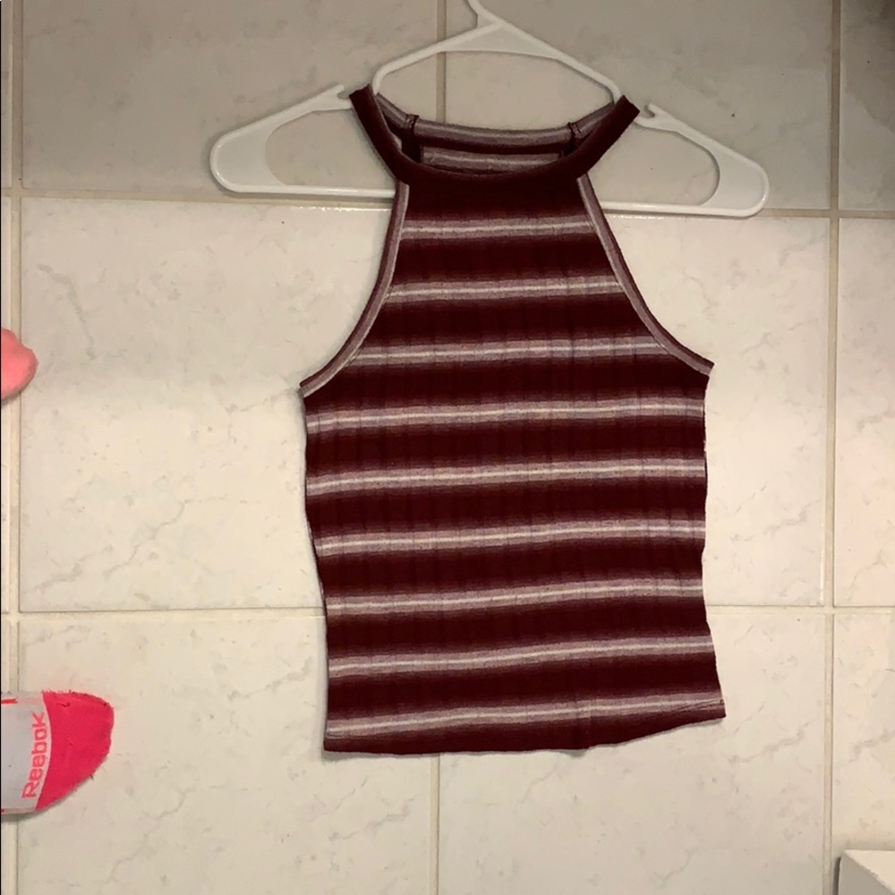Maroon Tank Top (Mudd; S)